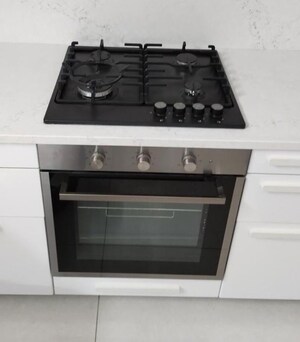 Kitchen in 2 BHK Apartment at Aparna Sarovar Zenith, Nallagandla – for Rent
