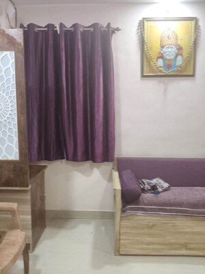 Living Room in 1 BHK Apartment at Purva Panorama, Ghodbunder Road – for Rent