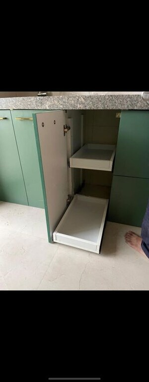 Bathroom in 2 BHK Apartment at Piramal Vaikunth, Balkum Pada – for Rent
