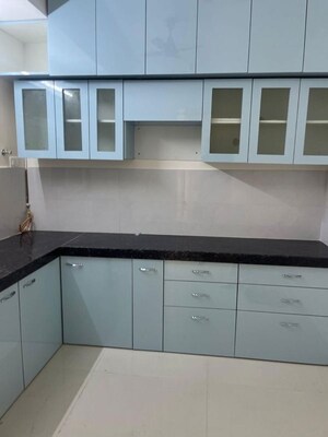 Kitchen in 1 BHK Apartment at Ram Pushpanjali Residency, Owale – for Rent