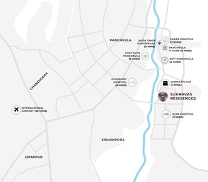 4 BHK Apartment – Map Location View at Sector 24 - for Sale
