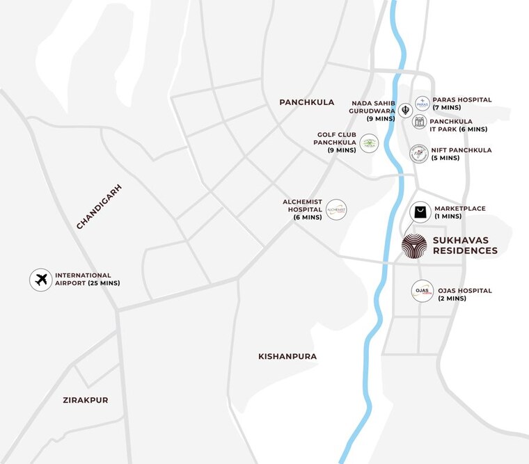 Map Location, sector 24 4 Bedroom 3110 Sq.Ft. Apartment In Sector 24 Panchkula 10577445