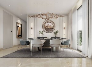 Dining area in 4 BHK Apartment at Sector 24 – for Sale