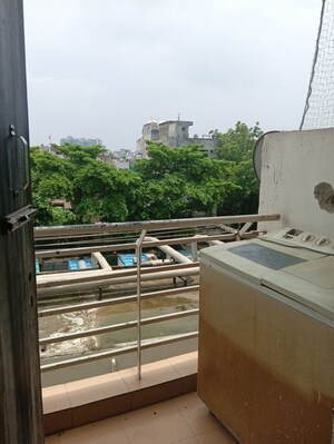 Balcony in 1 RK Apartment at Mahindra Aura, Sector 110a – for Rent