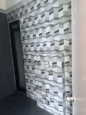 Bathroom in 2 BHK Apartment at Dhamji Shamji Mahavir Spring Tulip Phase 1, Pokhran Road No Two – for Sale