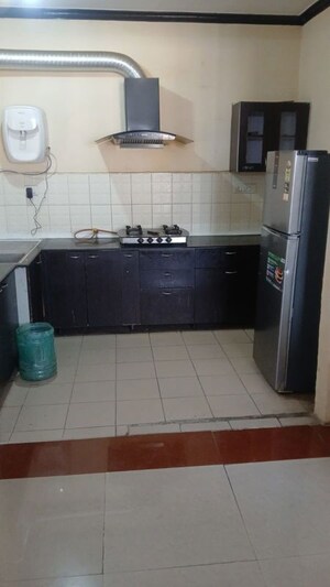 Kitchen in 2 BHK Apartment at Jaipurias Sunrise Greens Zirakpur, Vip Road – for Rent