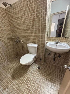 Bathroom in 2 BHK Apartment at Sam Palm Olympia, Sector 16c Greater Noida – for Sale