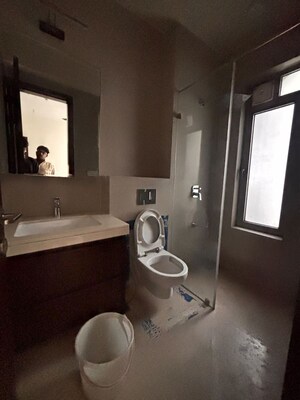 Bathroom in 3 BHK Apartment at Piramal Vaikunth, Balkum Pada – for Rent