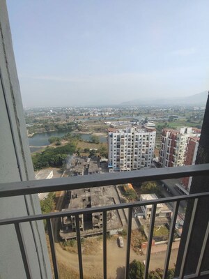 Balcony in 3 BHK Apartment at Godrej Greens, Undri – for Rent