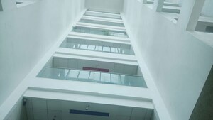 Staircase in  Office Space at Shri Senapati Bapat CHS, Senapati Bapat Road – for Rent