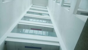 Staircase in  Office Space at Shri Senapati Bapat CHS, Senapati Bapat Road – for Rent