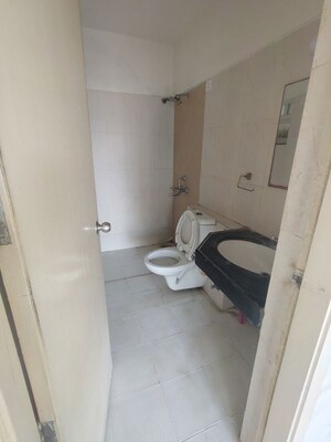 Bathroom in 1 BHK Apartment at Godrej Horizon, Mohammadwadi – for Rent