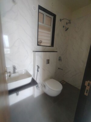 Bathroom in 2 BHK Apartment at Nyati Exuberance 1, Undri – for Rent