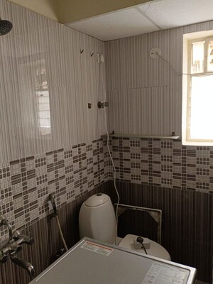 Bathroom in 3 BHK Apartment at SVS Windgates, Horamavu – for Rent