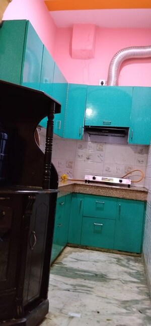 Kitchen in 1 RK Builder Floor at Mohan Garden – for Rent