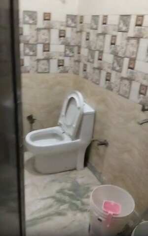 Bathroom in 1 RK Builder Floor at Mohan Garden – for Rent