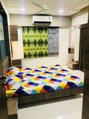 Master Bedroom in 3 BHK Apartment at Sangani Shaligram Lakeview, Near Vaishno Devi Circle On Sg Highway – for Rent