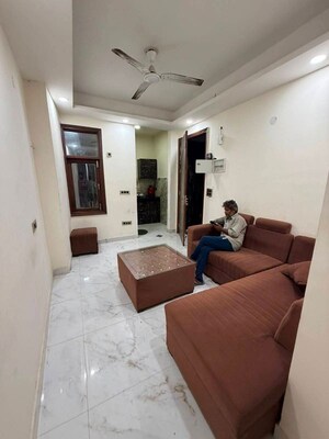 Living Room in 1 BHK Apartment at Freedom Fighters Enclave – for Rent