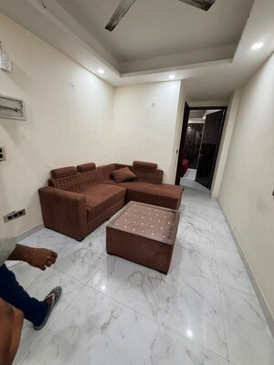 Living Room in 1 BHK Apartment at Freedom Fighters Enclave – for Rent