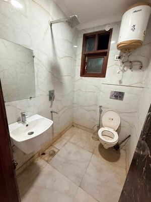 Bathroom in 1 BHK Apartment at Freedom Fighters Enclave – for Rent