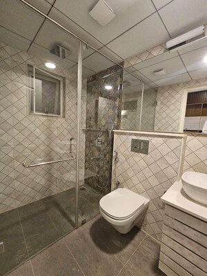 Bathroom in 3 BHK Apartment at Vista Tribute, Shanthala Nagar – for Rent