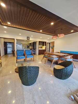 Living Room in 3 BHK Apartment at Vista Tribute, Shanthala Nagar – for Rent