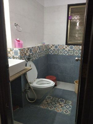 Attached Bathroom in 2 BHK Apartment at Suraj Ashiana, Khar West – for Rent