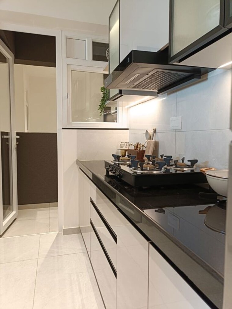 Kitchen, godrej-ivara 3 Bedroom 1100 Sq.Ft. Apartment In Kharadi Pune 10577905