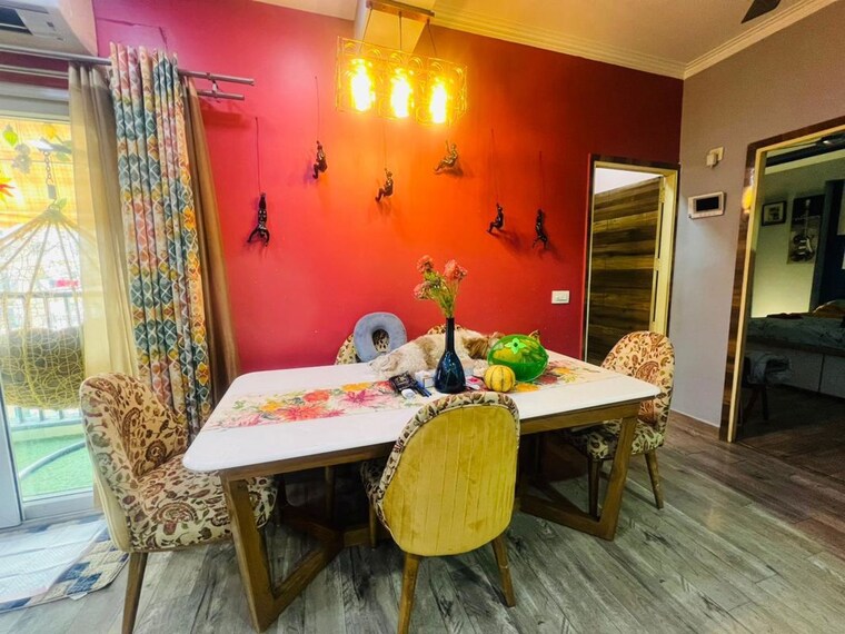 Living Room, ajnara-gen-x 2 Bedroom 1050 Sq.Ft. Apartment In Dundahera Ghaziabad 10406556