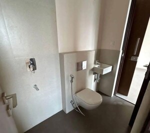 Bathroom in 1 BHK Apartment at Piramal Vaikunth, Balkum Pada – for Rent