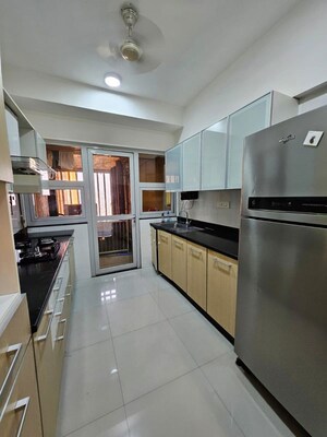 Kitchen in 2 BHK Apartment at DB Woods, Goregaon East – for Rent