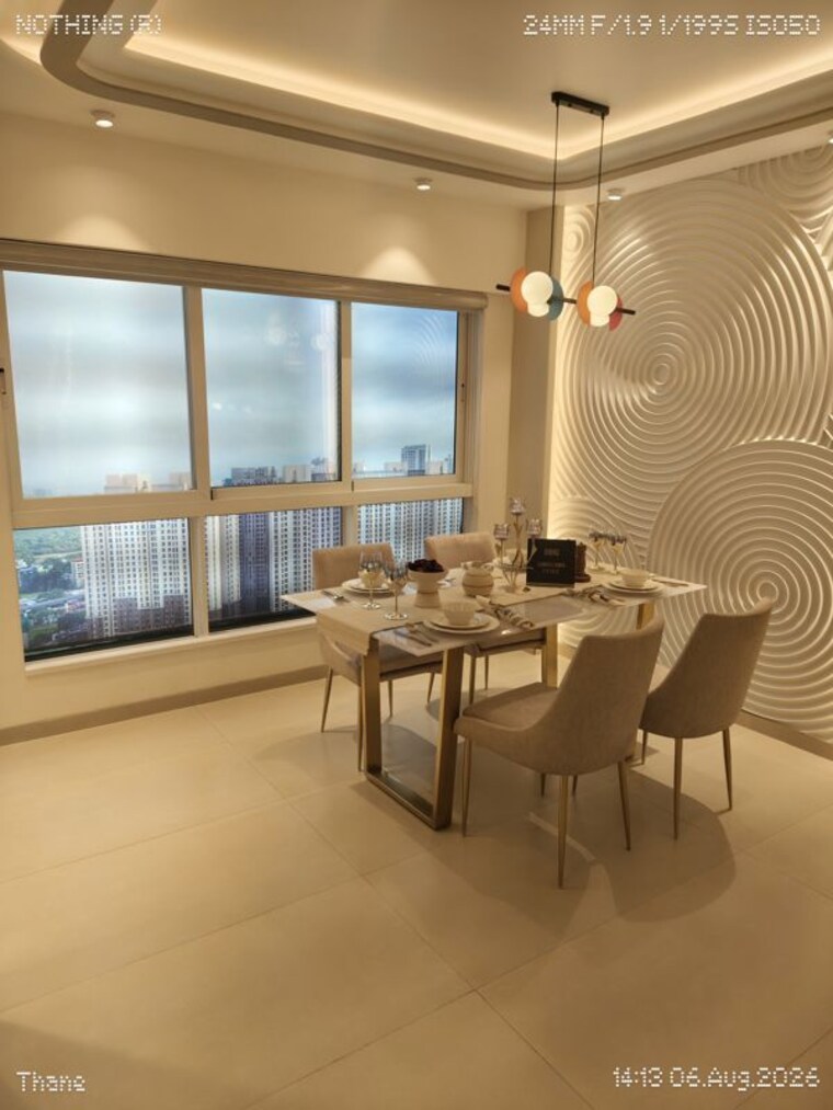 Living Room, dosti-west-county-phase-2-dosti-cedar 3 Bedroom 923 Sq.Ft. Apartment In Balkum Pada Thane 10578135