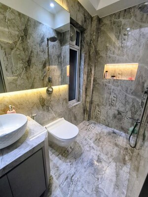 Bathroom in 4 BHK Apartment at Orbit Heights Tardeo, Grant Road – for Rent