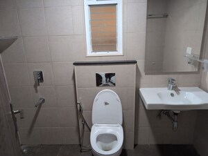 Bathroom in 3 BHK Apartment at Puravankara Purva Zenium, Hosahalli – for Rent