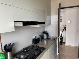 Kitchen in 2.5 BHK Apartment at Hiranandani Atlantis, Powai – for Rent