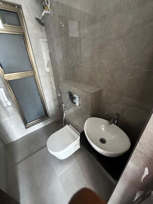 Bathroom in 1 BHK Apartment at Raymond Ten X Habitat, Pokhran Road No Two – for Rent