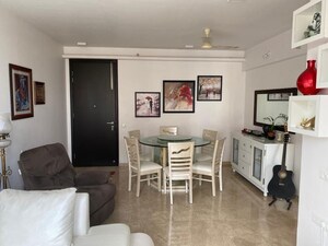 Living Room in 2.5 BHK Apartment at Hiranandani Atlantis, Powai – for Rent