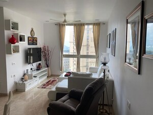 Living Room in 2.5 BHK Apartment at Hiranandani Atlantis, Powai – for Rent