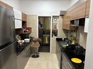 Kitchen in 3 BHK Apartment at L&T Crescent Bay T2, Parel – for Sale