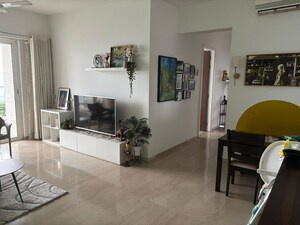 Living Room in 3 BHK Apartment at L&T Crescent Bay T2, Parel – for Sale
