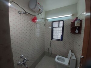 Bathroom in 2 BHK Apartment at Vanaz Corner, Kothrud – for Rent