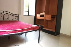 Bedroom in 1 BHK Apartment at Akash Sagar Classics, Wadgaon Sheri – for Rent