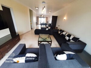Living Room in 4 BHK Apartment at Godrej Sherwood, Shivajinagar – for Rent