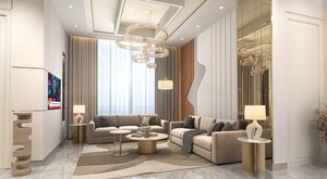 Living Room in 3 BHK Apartment at Ambala Highway – for Sale