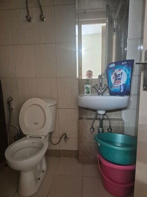 Bathroom in 3 BHK Apartment at Mahindra Aura, Sector 110a – for Sale