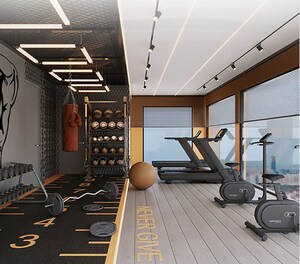 Gym in 3 BHK Apartment at Dunlop – for Sale