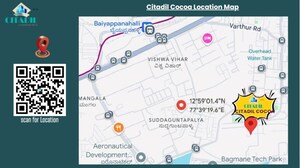 2 BHK Apartment – Map Location View at Bagmane Lakeview, Cv Raman Nagar - for Sale
