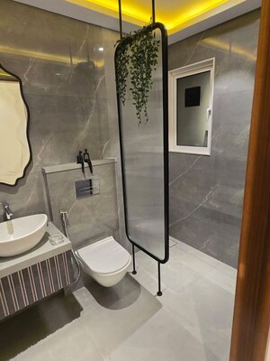 Bathroom in 3 BHK Apartment at Transcon Triumph Tower 2, Andheri West – for Sale