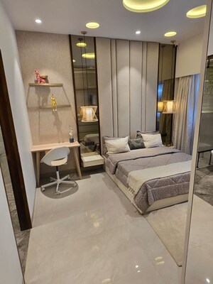 Living Room in 3 BHK Apartment at Transcon Triumph Tower 2, Andheri West – for Sale