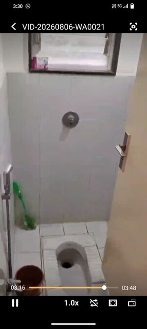 Bathroom in 1 BHK Apartment at Sancheti Belcastel, Mundhwa – for Rent